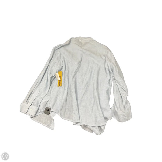 Top Long Sleeve By Michael By Michael Kors In Blue, Size: 2x