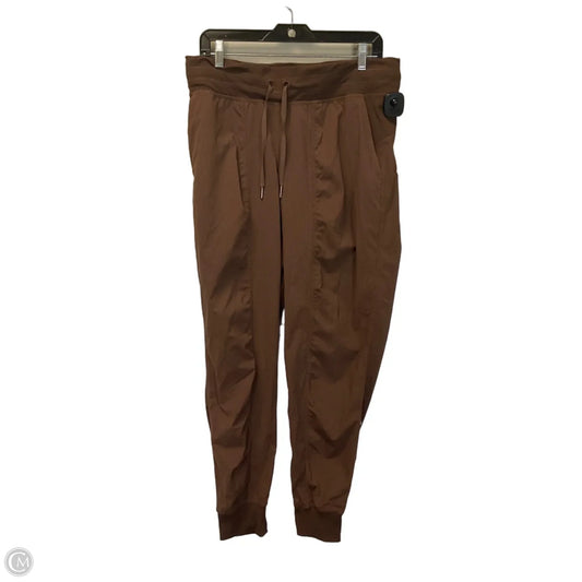 Athletic Pants By Lululemon In Brown, Size: 10