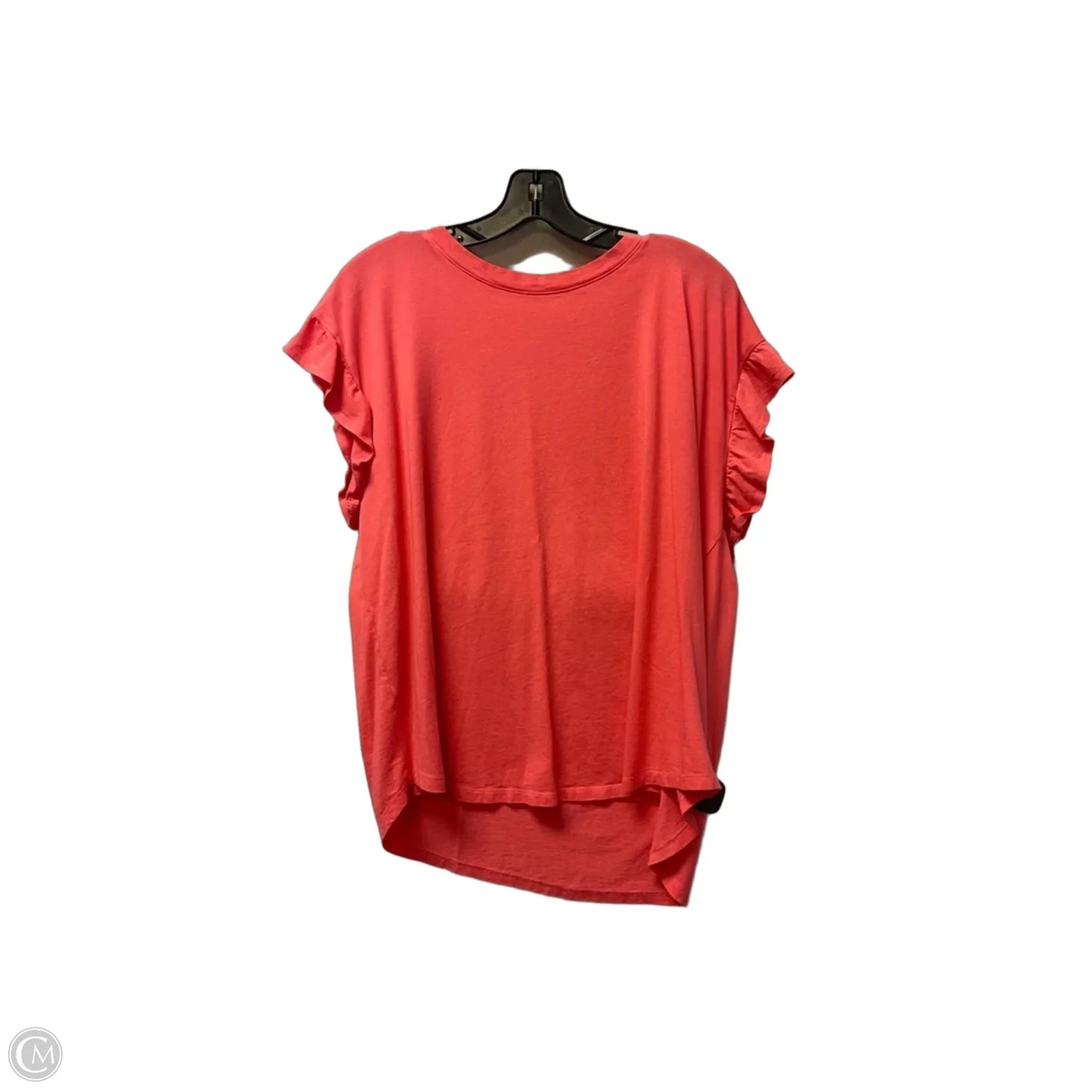Top Short Sleeve Basic By Crown And Ivy In Pink, Size: 1x