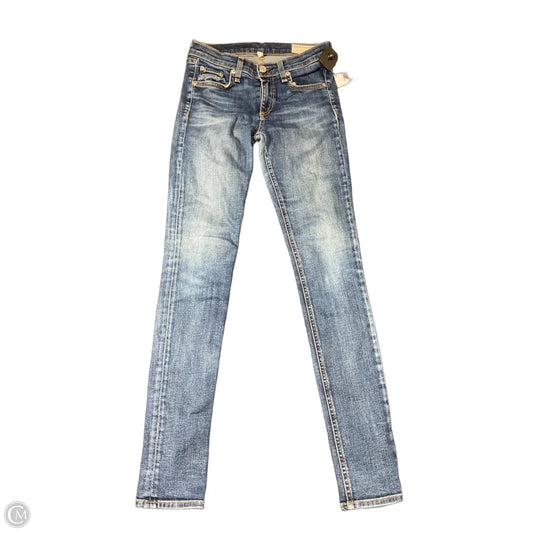 Jeans Skinny By Rag & Bones Jeans In Blue Denim, Size: 2