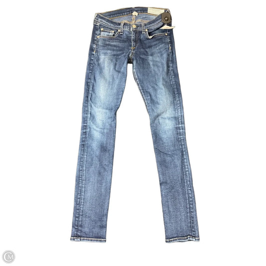 Jeans Skinny By Rag & Bones Jeans In Blue Denim, Size: 2