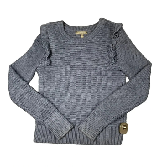 Top Long Sleeve By Banana Republic In Blue, Size: S