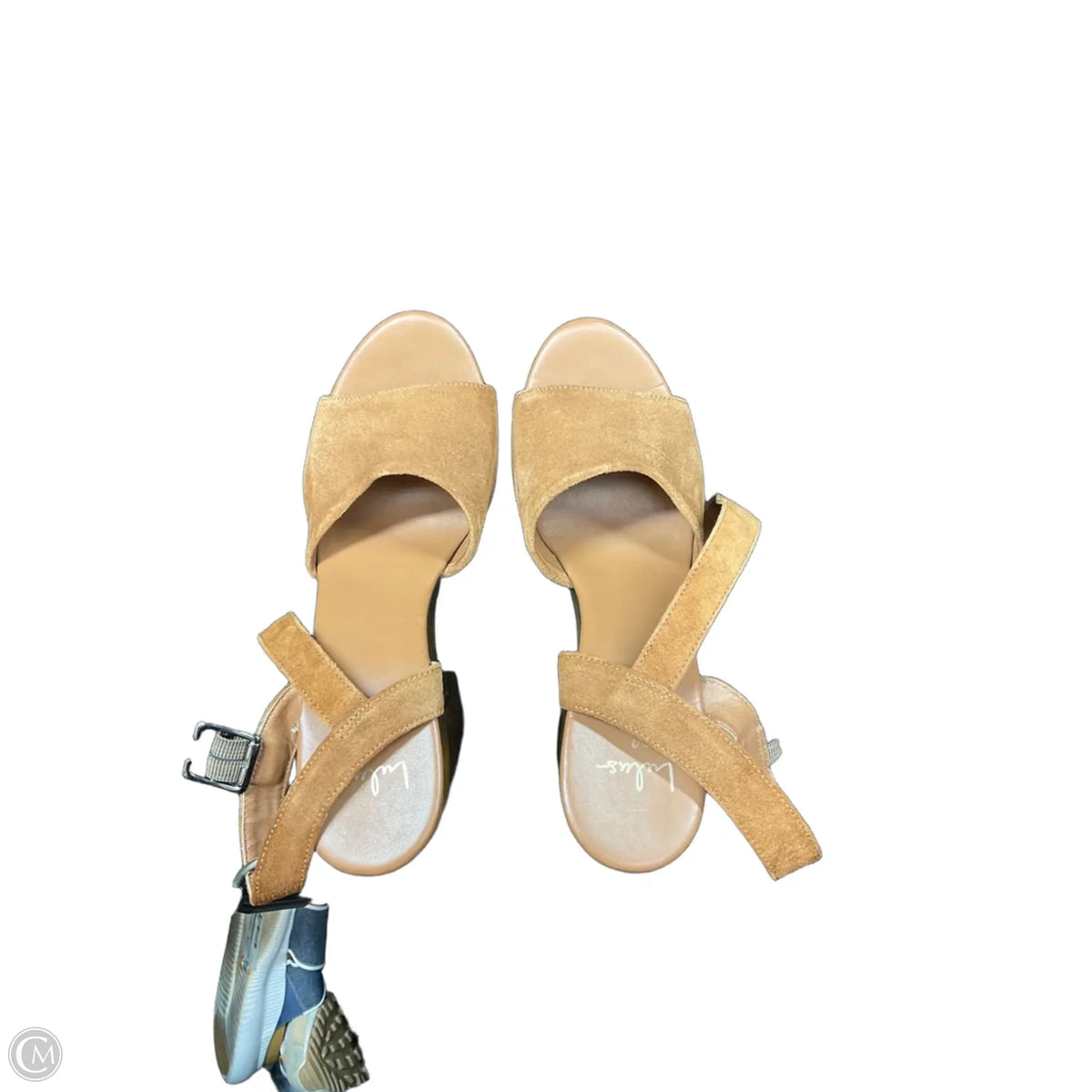 Sandals Heels Block By Lulus In Brown, Size: 8.5
