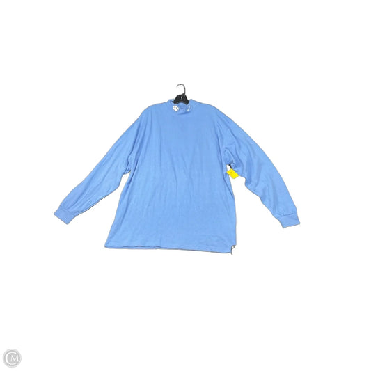 Top Long Sleeve Basic By Nike Apparel In Blue, Size: Xl