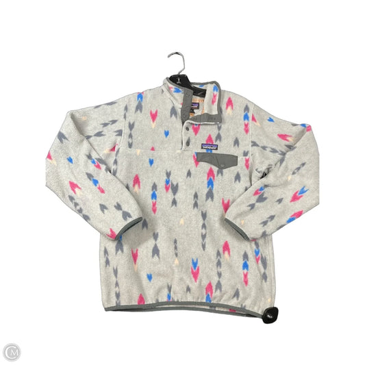 Jacket Fleece By Patagonia In Grey, Size: S