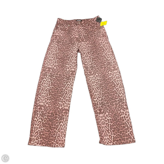 Jeans Wide Leg By Steve Madden In Animal Print, Size: 6