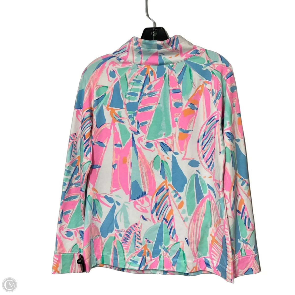 Jacket Designer By Lilly Pulitzer In Blue & Pink, Size: S
