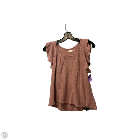 Top Sleeveless Basic By Madewell In Pink, Size: S