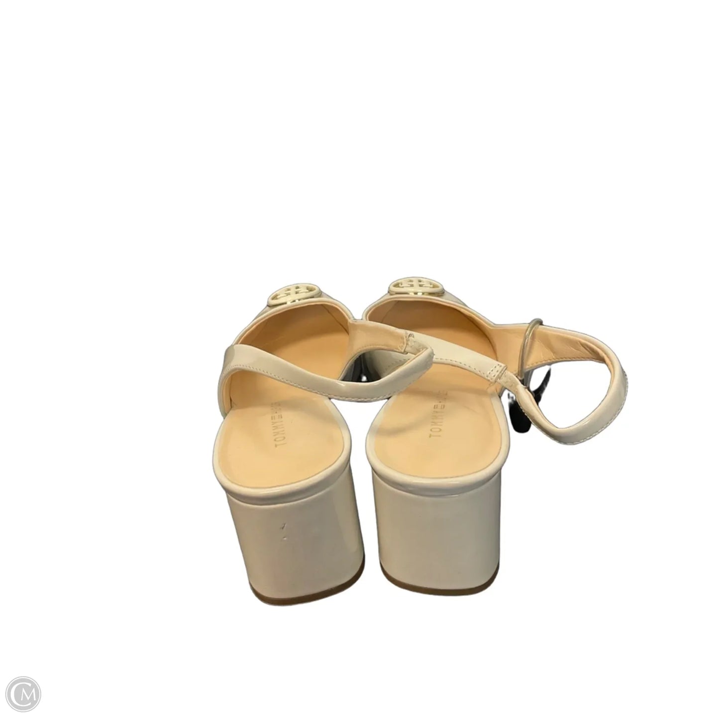 Sandals Heels Block By Tommy Hilfiger In White, Size: 9.5