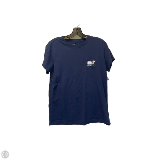 Top Short Sleeve By Vineyard Vines In Blue, Size: S