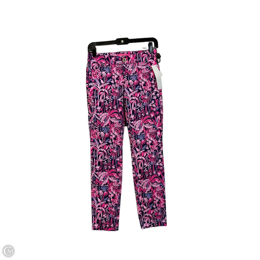 Pants Designer By Lilly Pulitzer In Blue & Pink, Size: Osfm