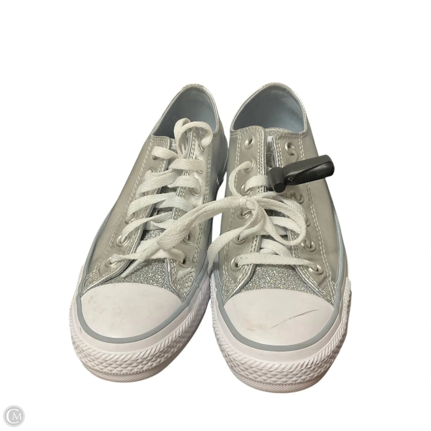 Shoes Sneakers By Converse In Silver, Size: 8