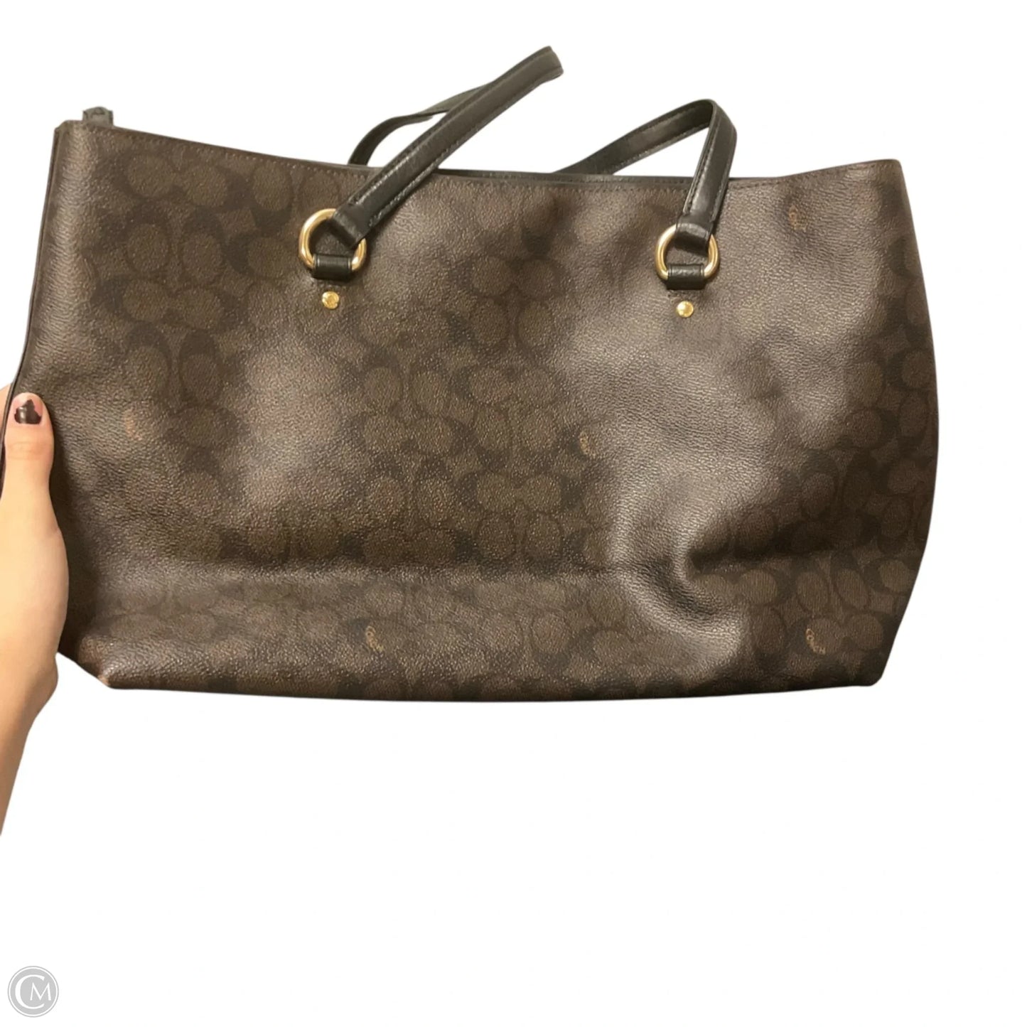 Handbag Designer By Coach, Size: Large