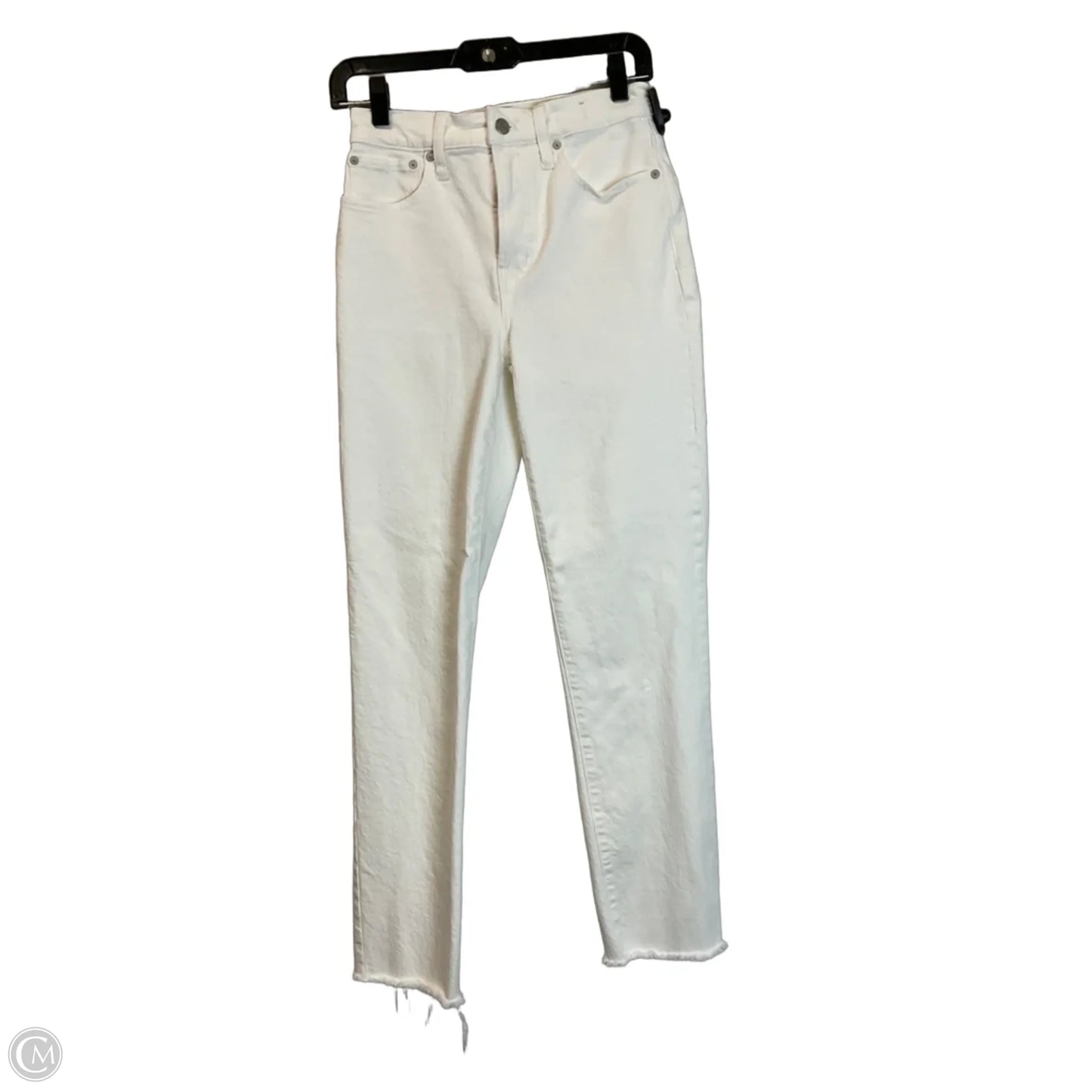 Jeans Skinny By Madewell In White Denim, Size: 2