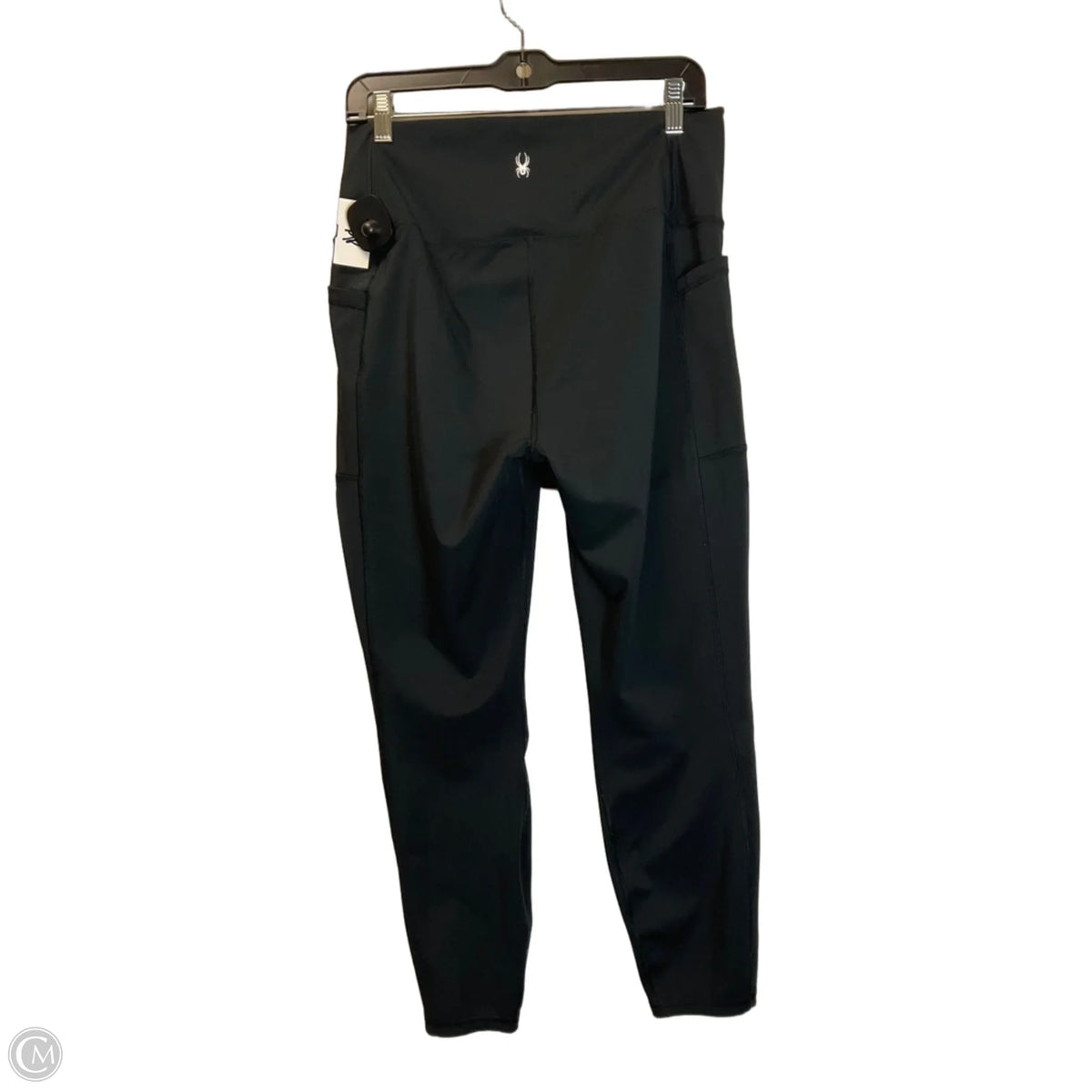 Athletic Leggings By Spyder In Black, Size: Xl