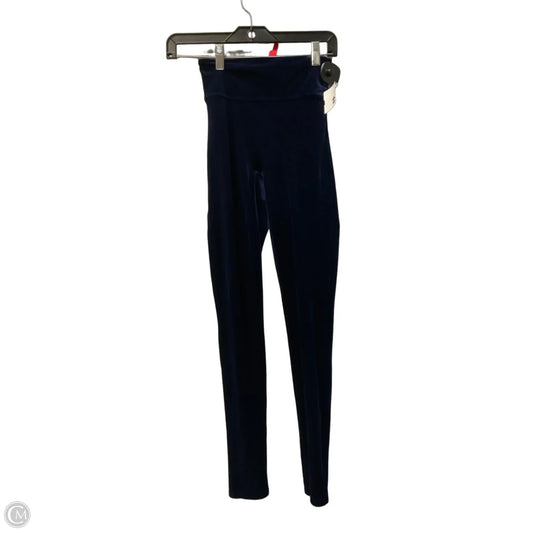 Athletic Leggings By Spanx In Blue, Size: Xs