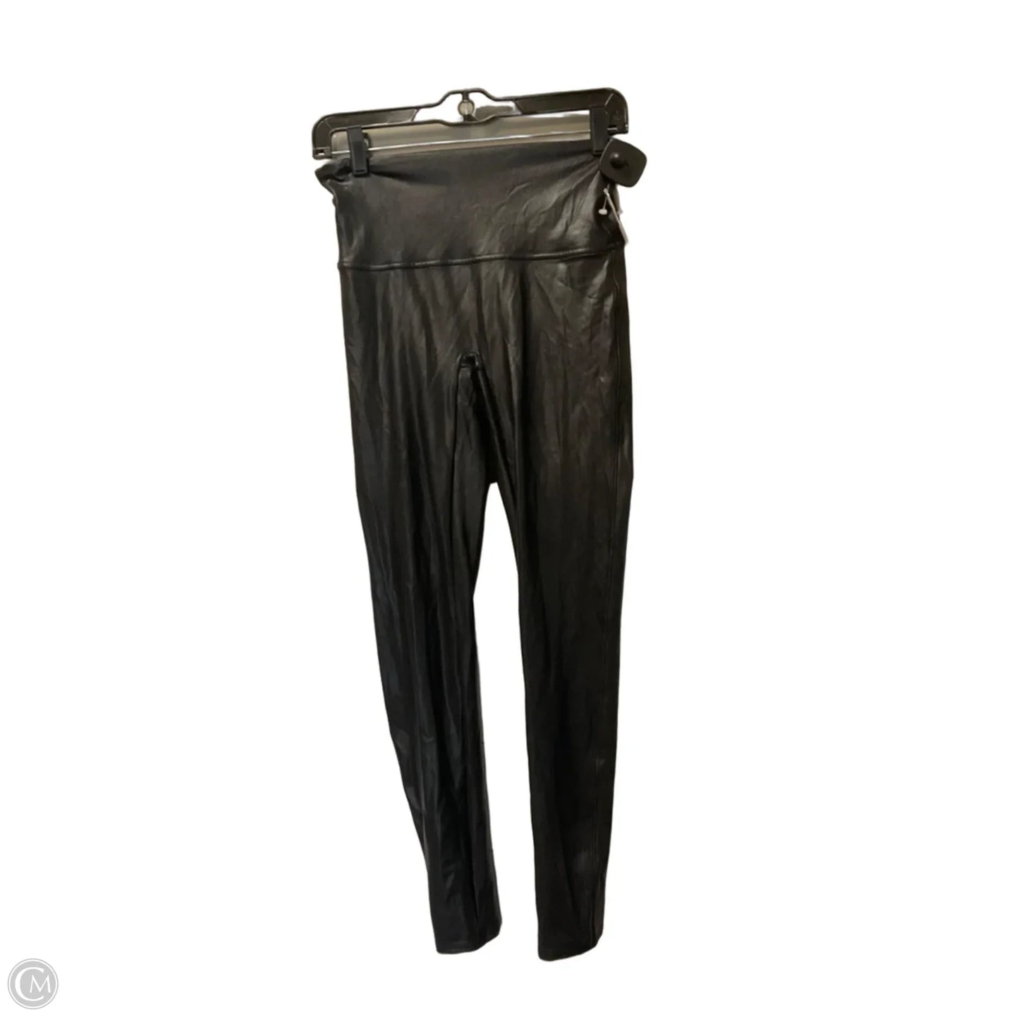 Athletic Leggings By Spanx In Black, Size: L