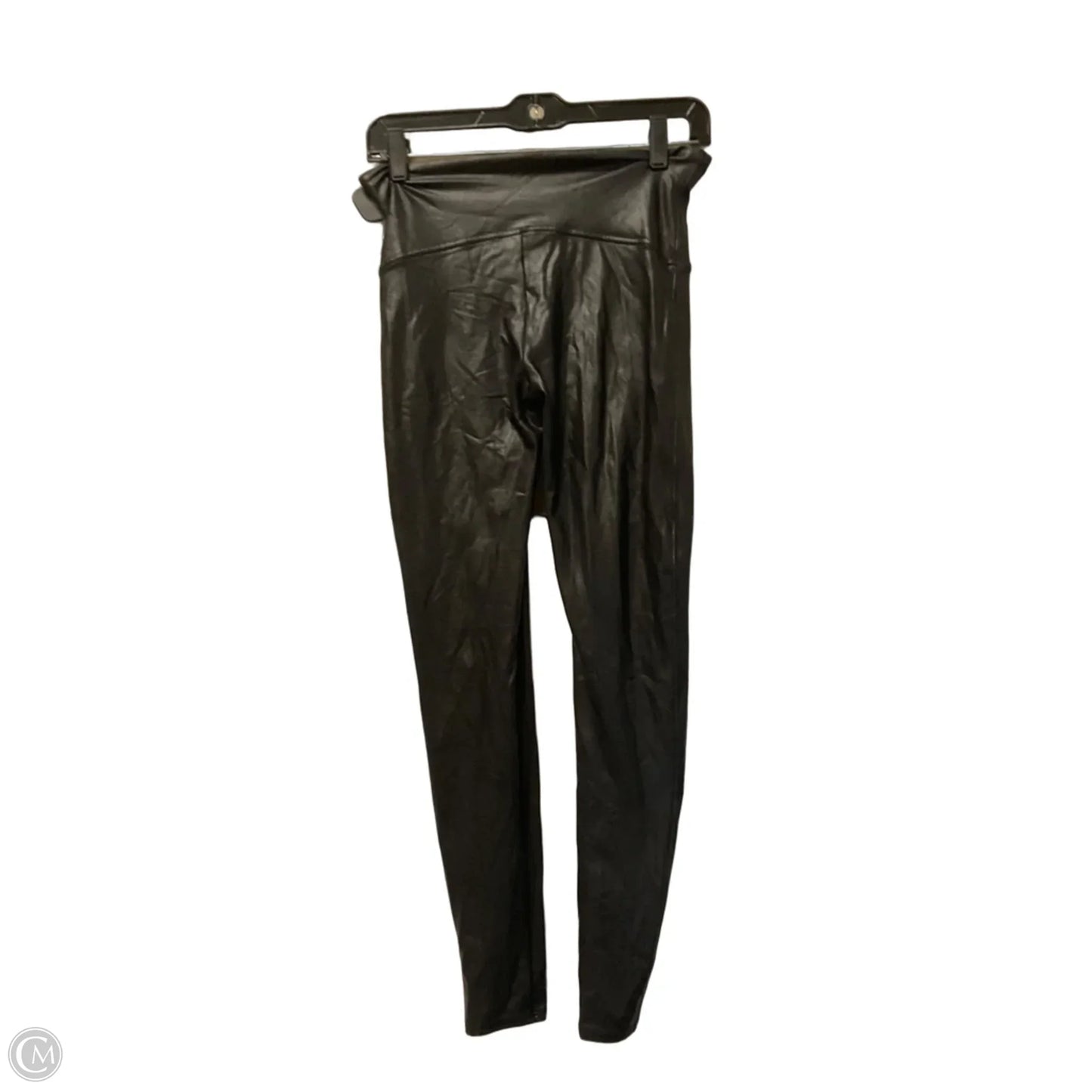 Athletic Leggings By Spanx In Black, Size: L