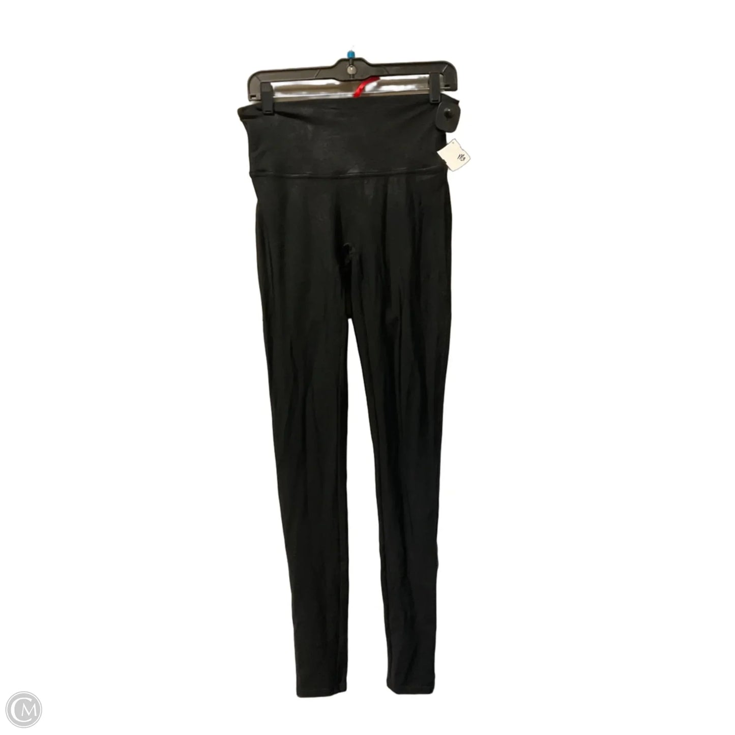 Athletic Leggings By Spanx In Black, Size: L