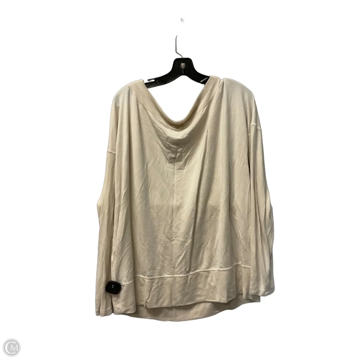 Top Long Sleeve Basic By Athleta In Cream, Size: Xl