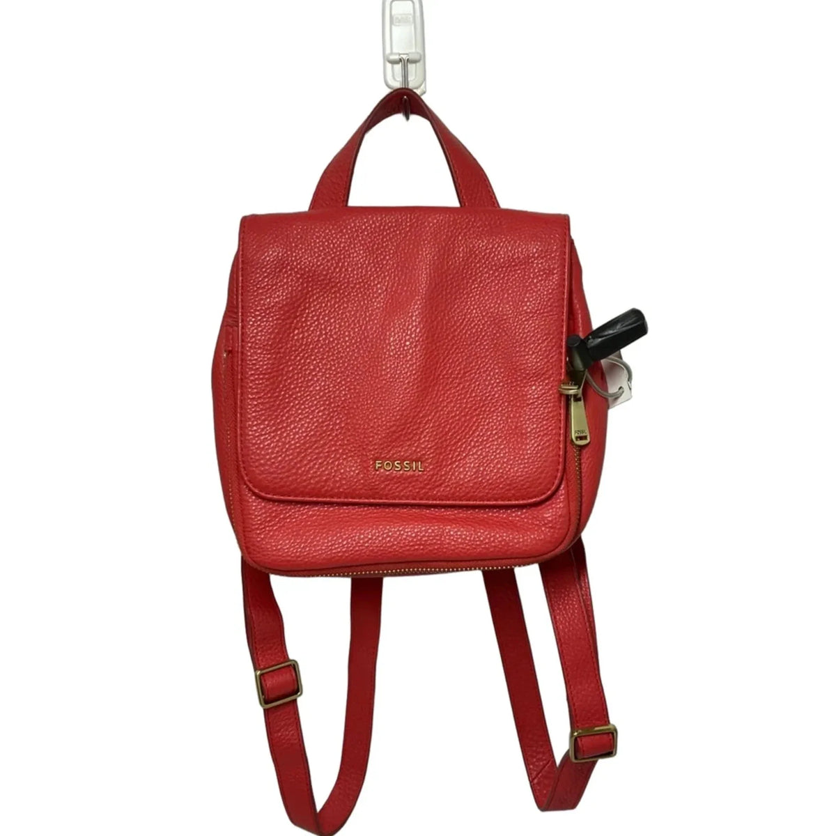 Backpack Leather By Fossil, Size: Small