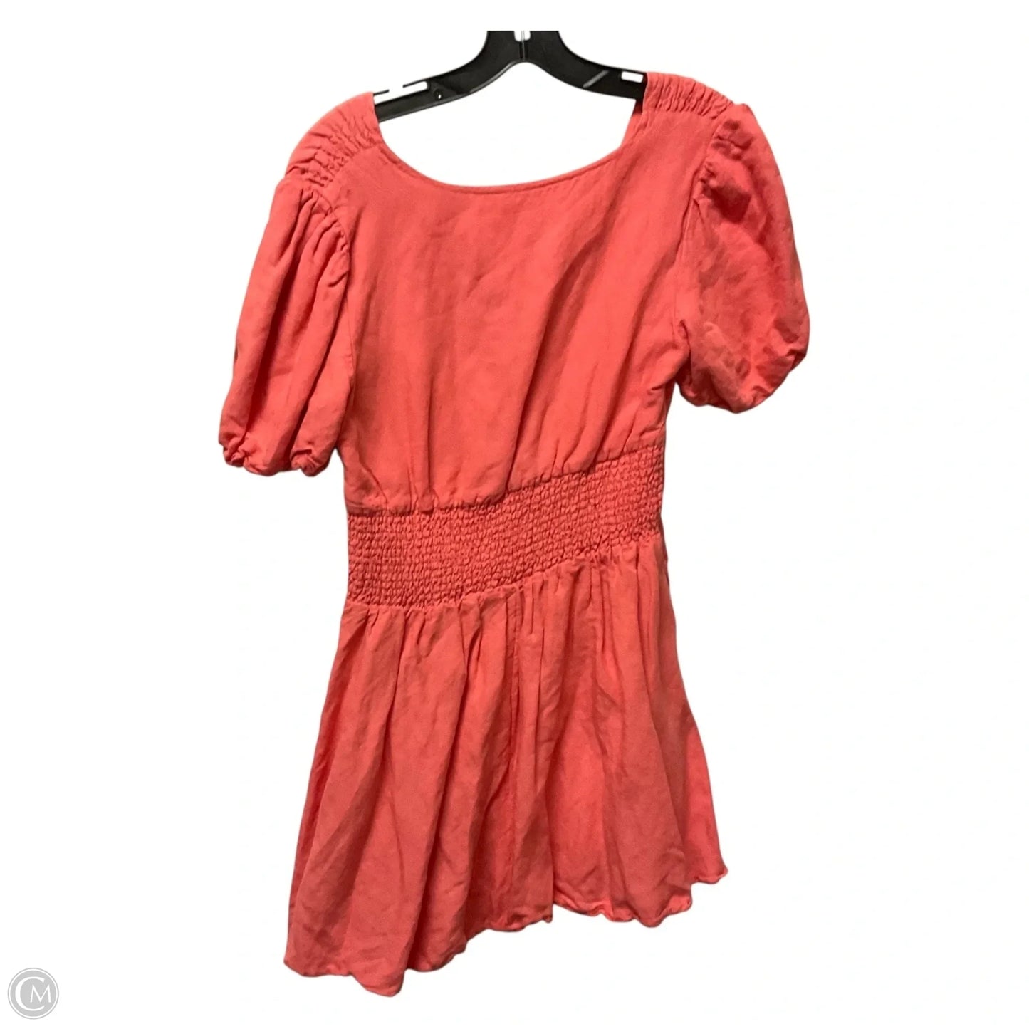 Dress Casual Short By Anthropologie In Coral, Size: S