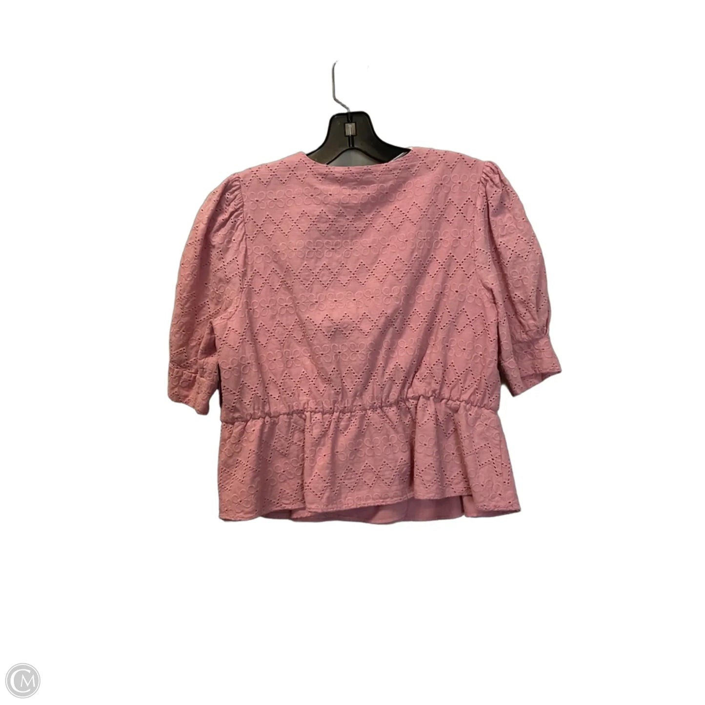 Top Short Sleeve By Clothes Mentor In Pink, Size: M