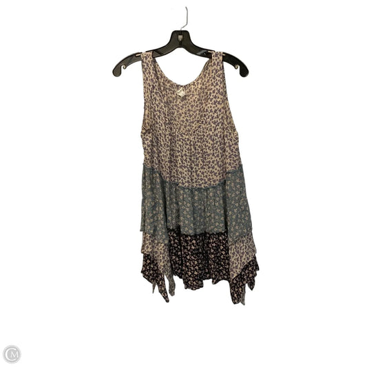 Top Sleeveless By Anthropologie In Floral Print, Size: M