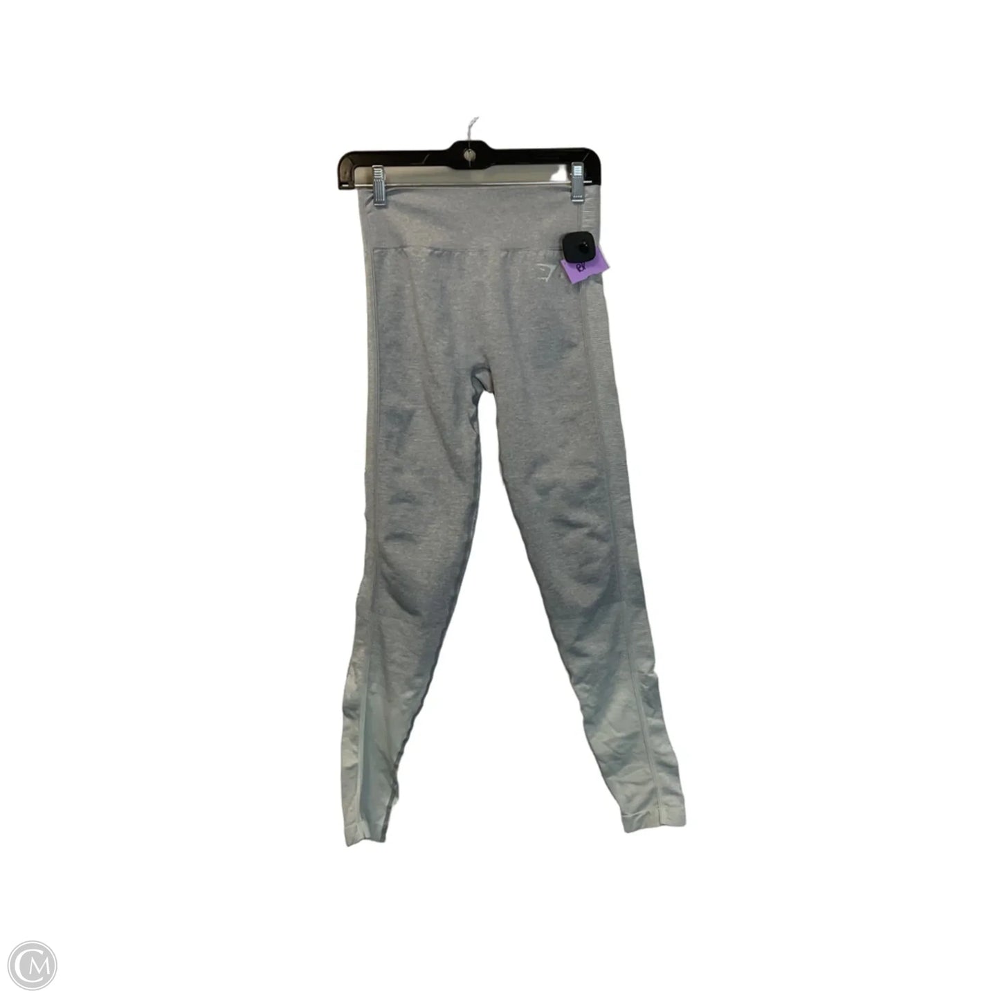 Athletic Leggings By Gym Shark In Grey, Size: M