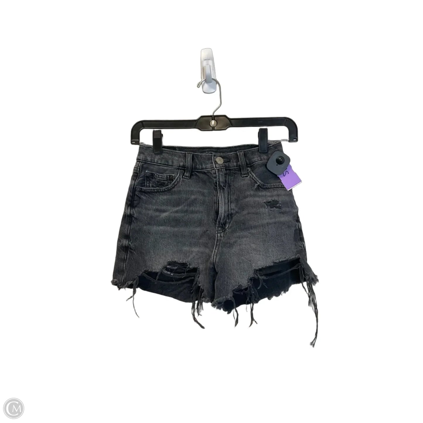 Shorts By American Eagle In Grey Denim, Size: 0