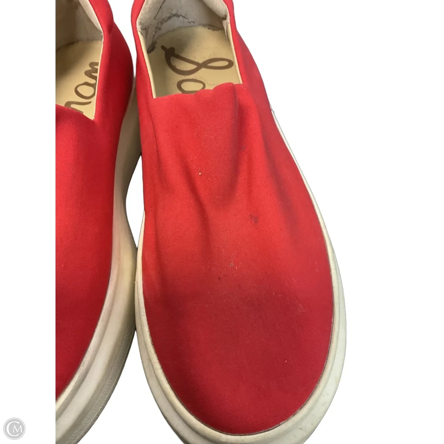 Shoes Sneakers By Sam Edelman In Red, Size: 8.5