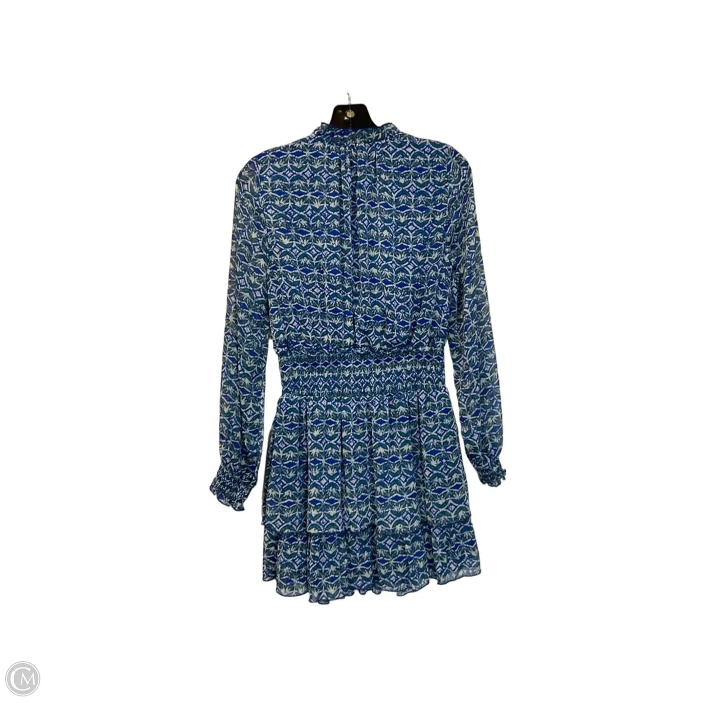 Dress Work By Zara In Blue & Green, Size: Xs