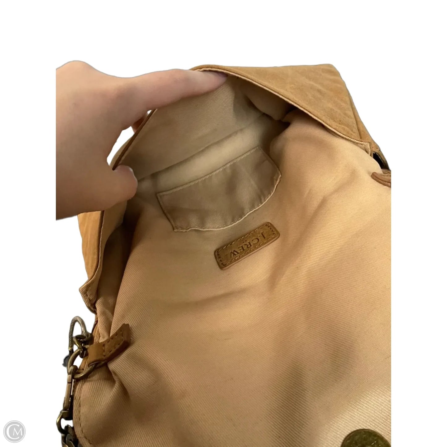 Crossbody Leather By J. Crew, Size: Medium