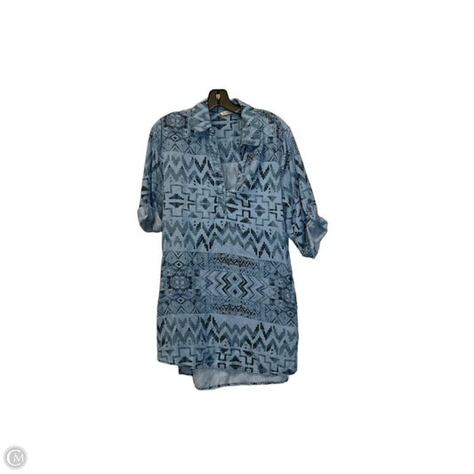 Dress Casual Midi By Soft Surroundings In Blue Denim, Size: M