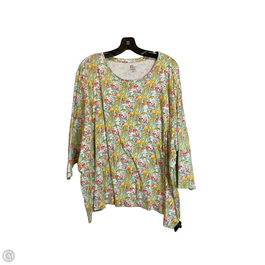 Top Long Sleeve Basic By Kim Rogers In Multi-colored, Size: 4x