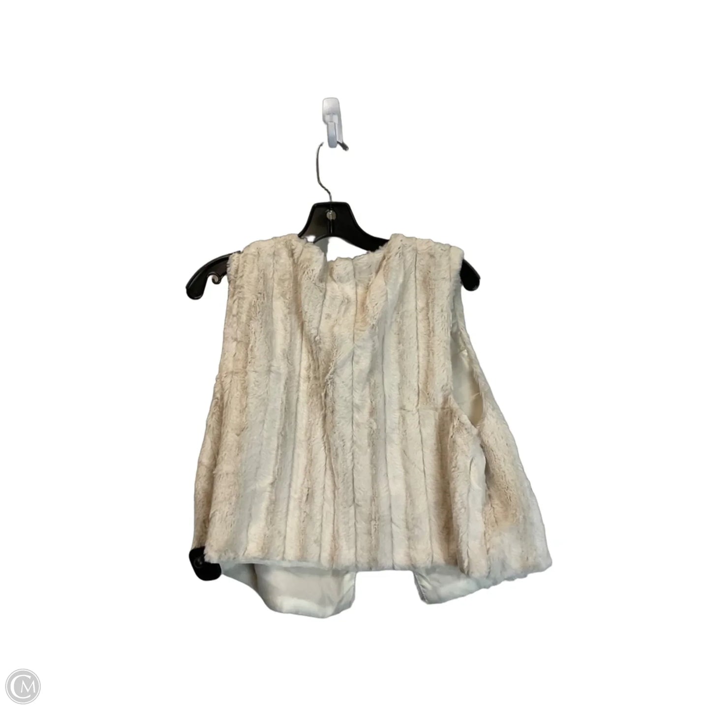 Vest Other By Clothes Mentor In Cream, Size: M