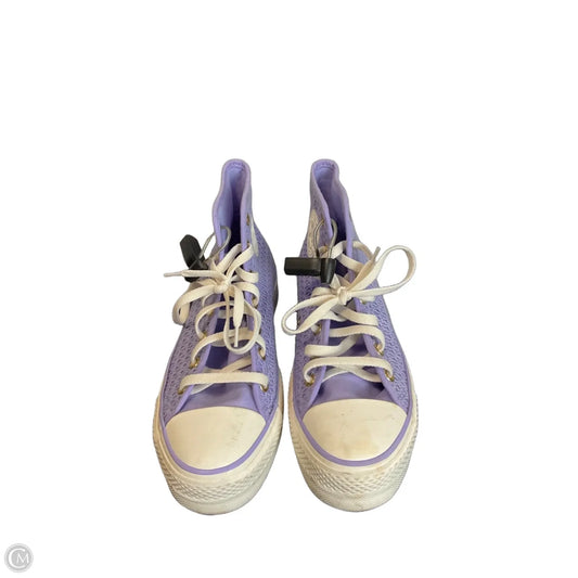Shoes Sneakers By Converse In Purple, Size: 9.5