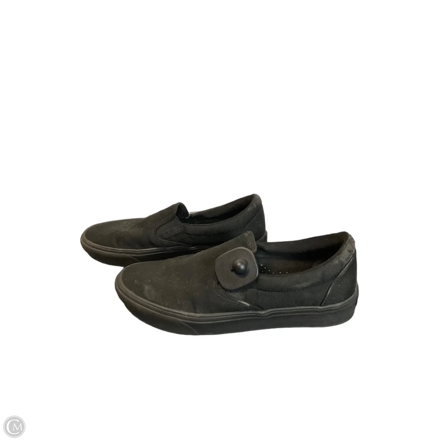 Shoes Flats By Vans In Black, Size: 11