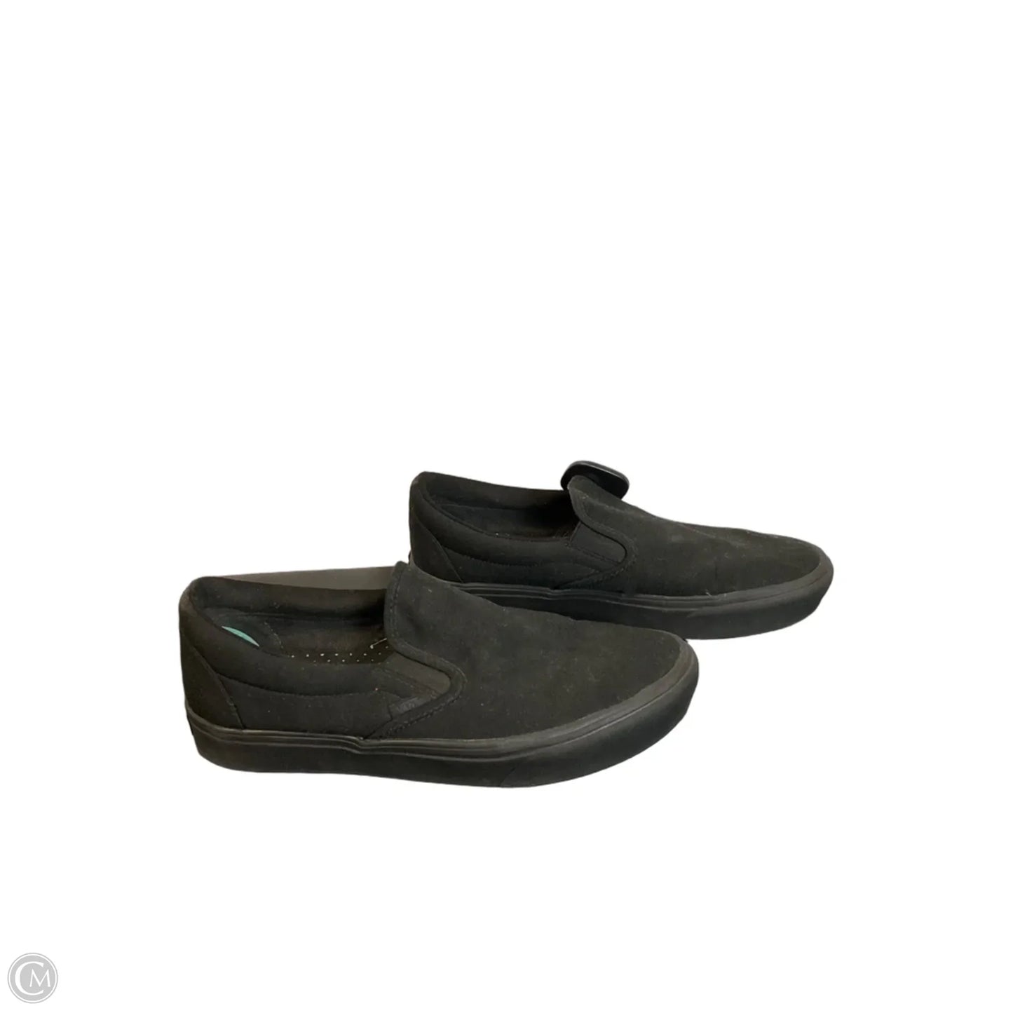 Shoes Flats By Vans In Black, Size: 11