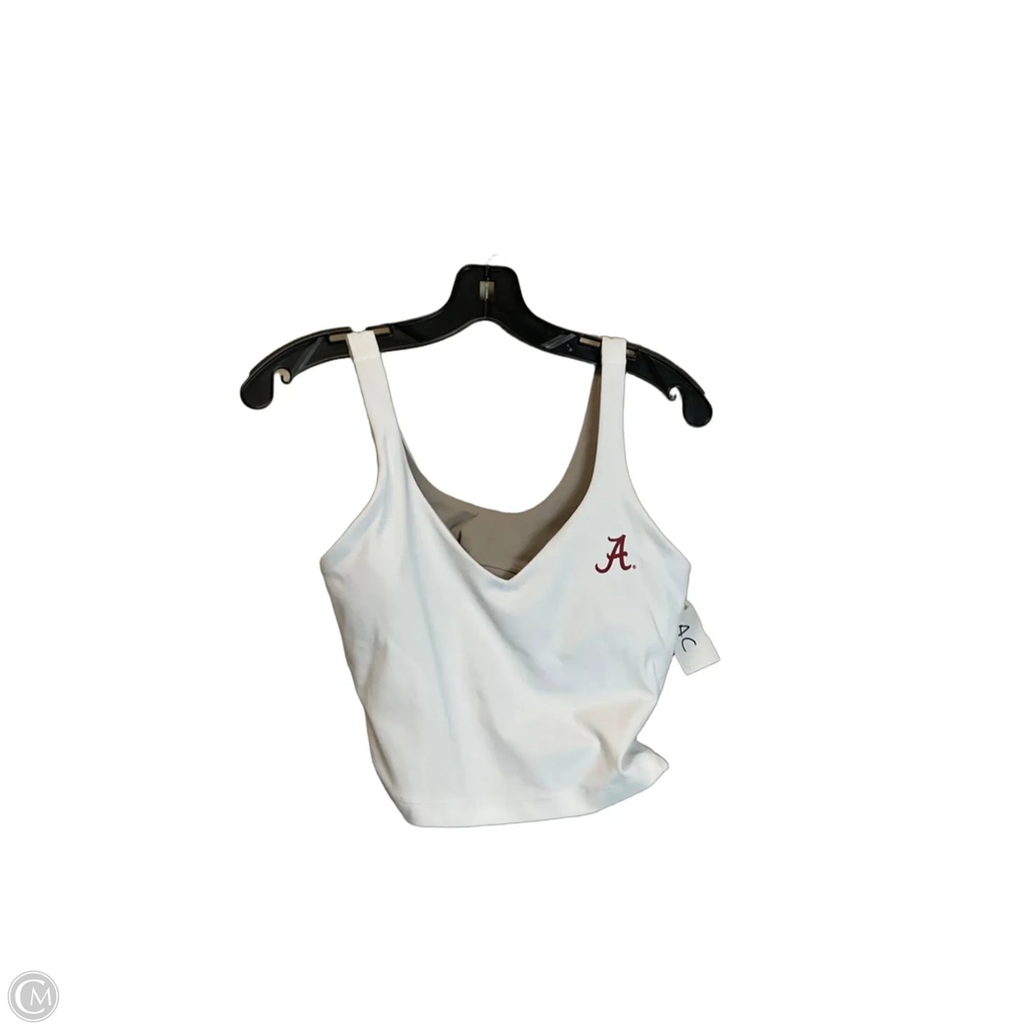 Athletic Tank Top By Lululemon In White, Size: 8