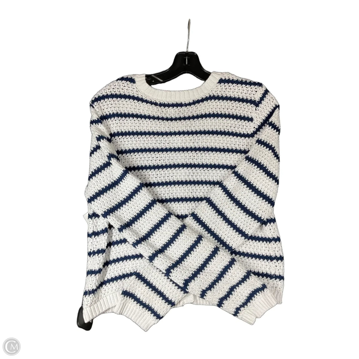 Sweater Cardigan By Cmc In Striped Pattern, Size: Mp