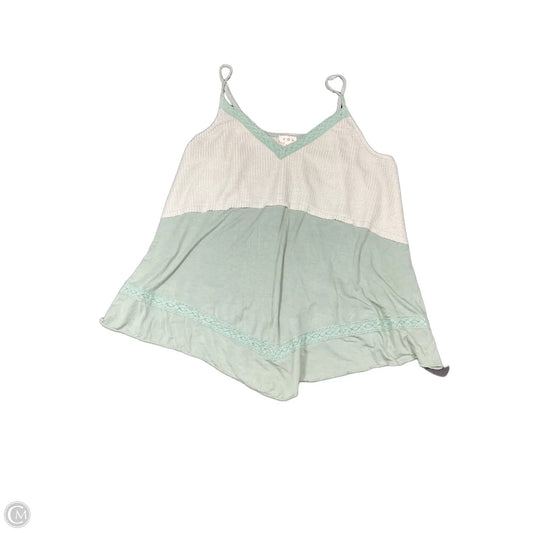 Top Sleeveless By Pol In Green, Size: M