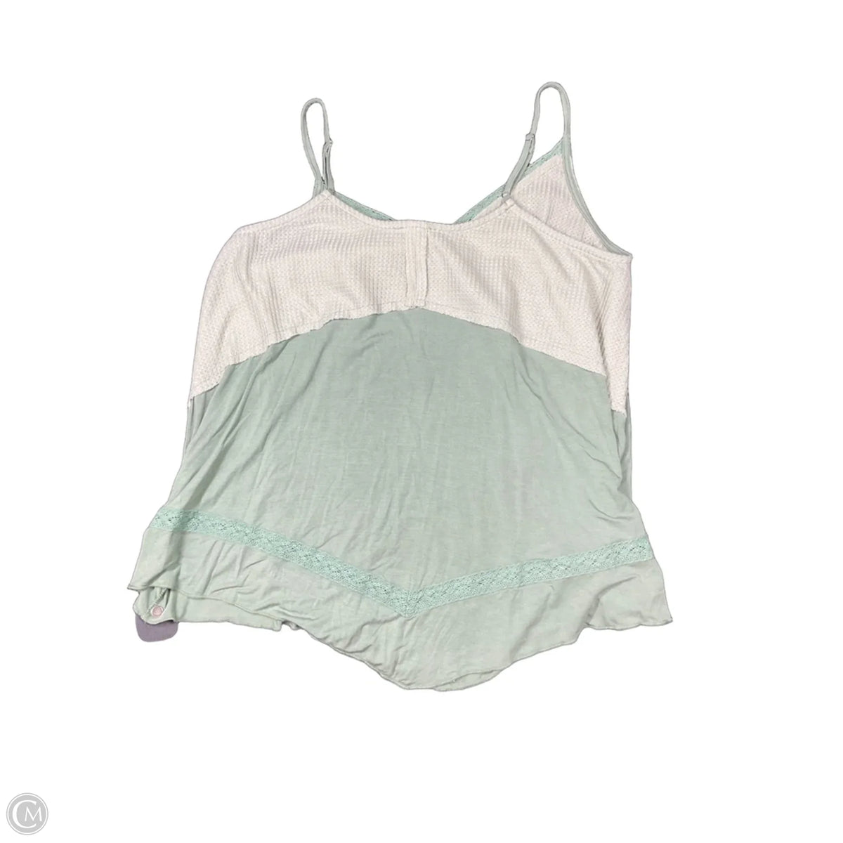 Top Sleeveless By Pol In Green, Size: M