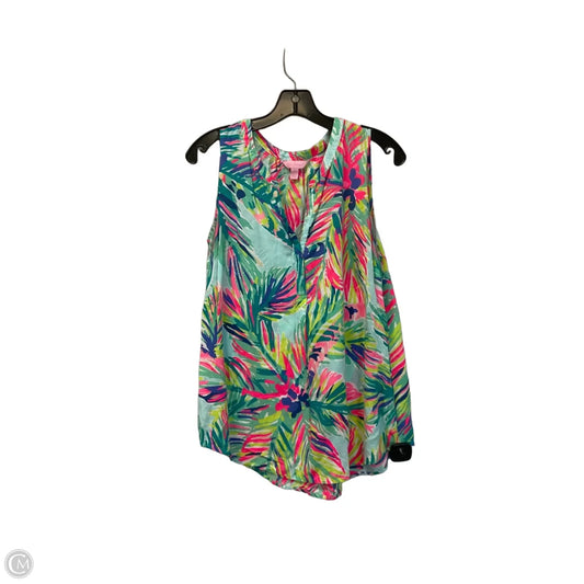 Top Sleeveless Designer By Lilly Pulitzer In Multi-colored, Size: M