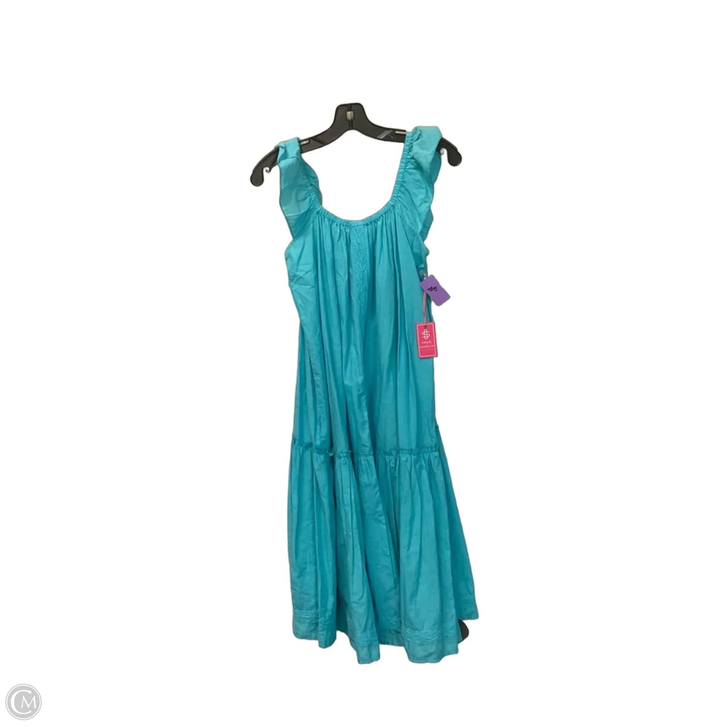 Dress Casual Short By Simply Southern In Blue, Size: M
