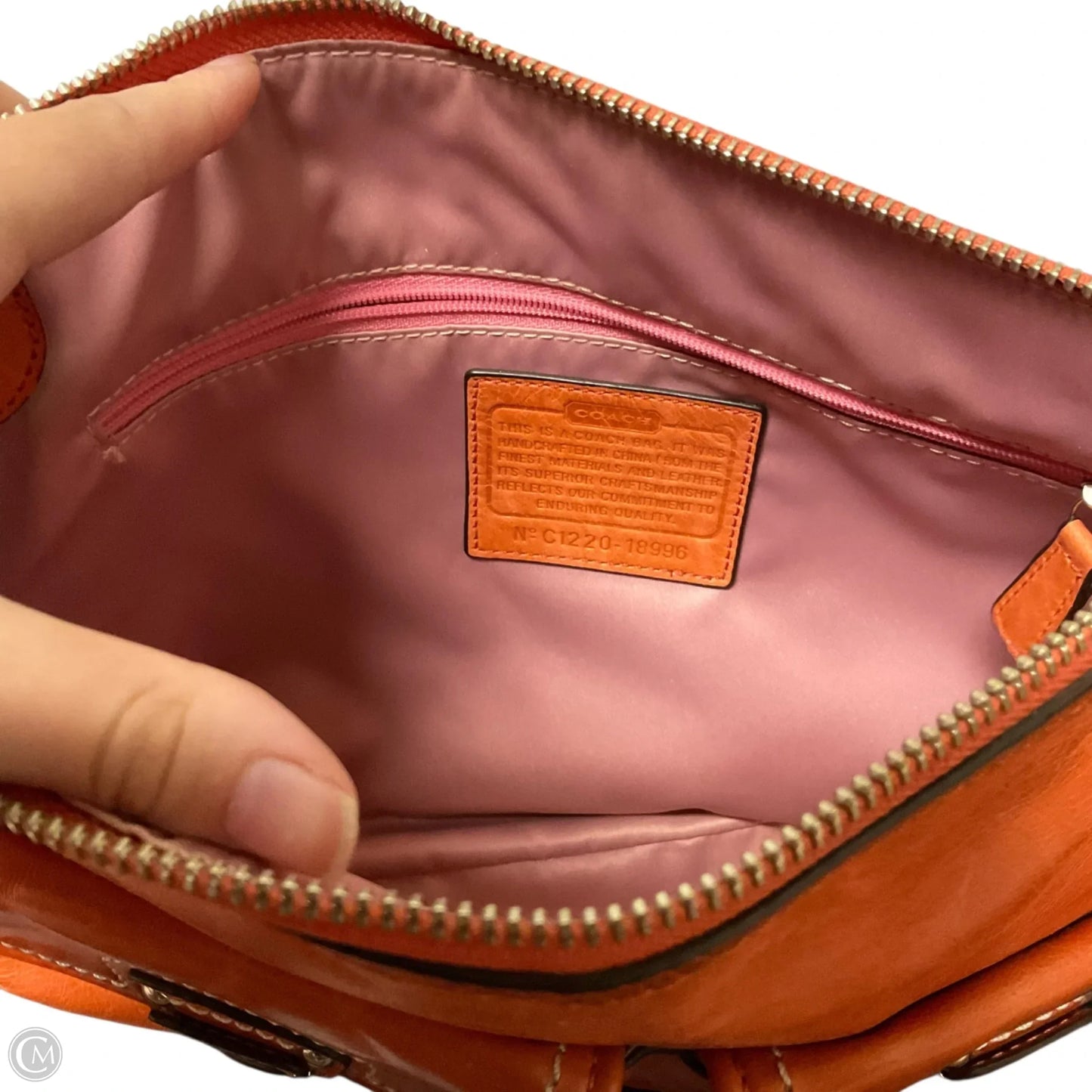 Handbag Designer By Coach, Size: Medium