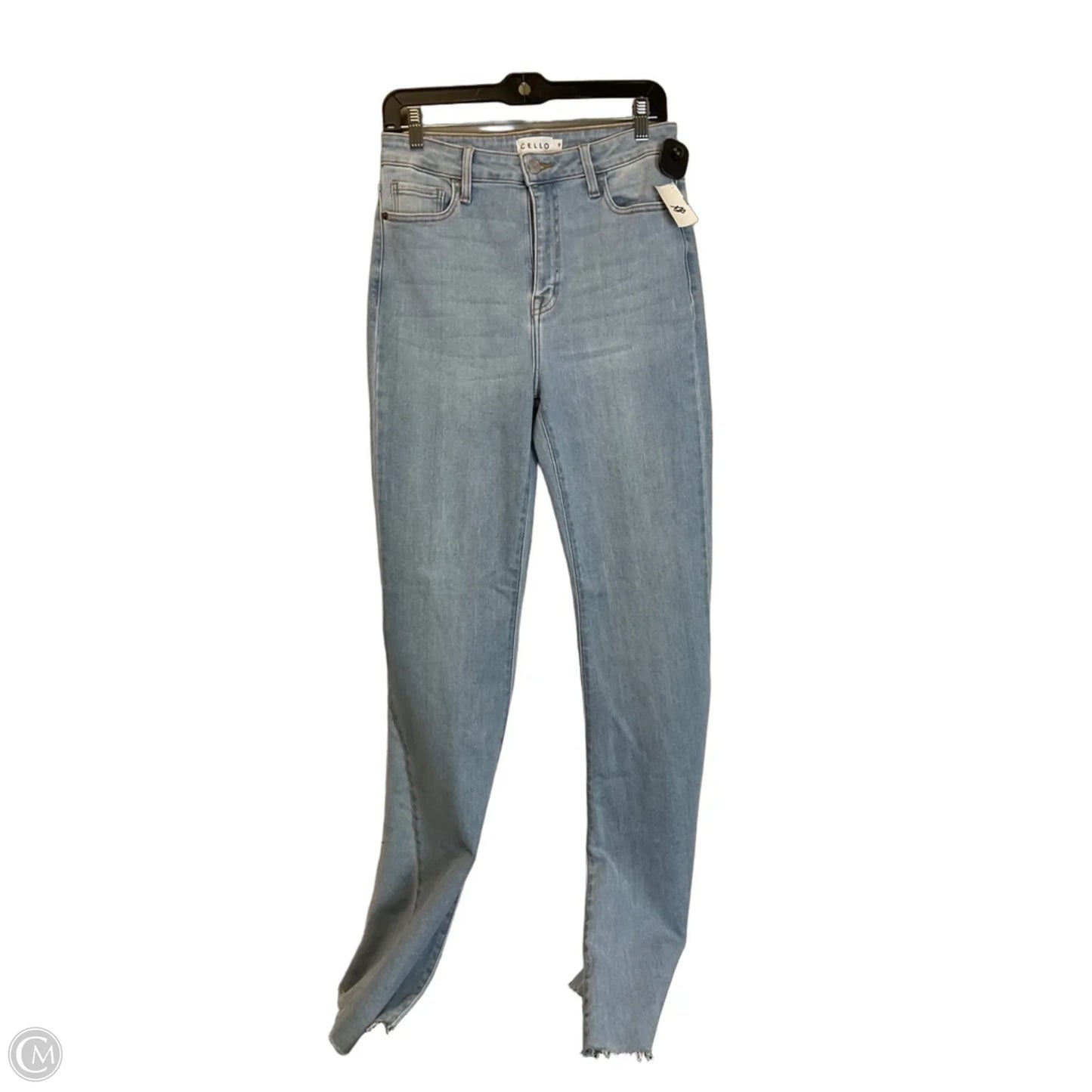 Jeans Flared By Cello In Blue Denim, Size: 8
