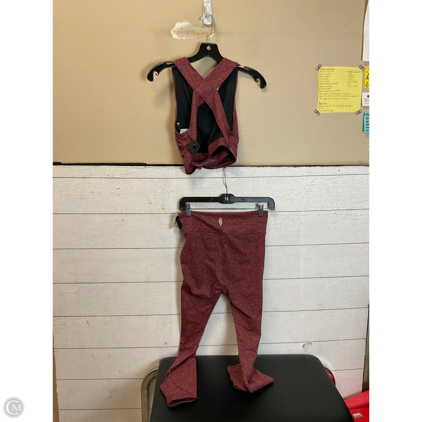 Athletic Pants 2pc By Free People In Red, Size: S
