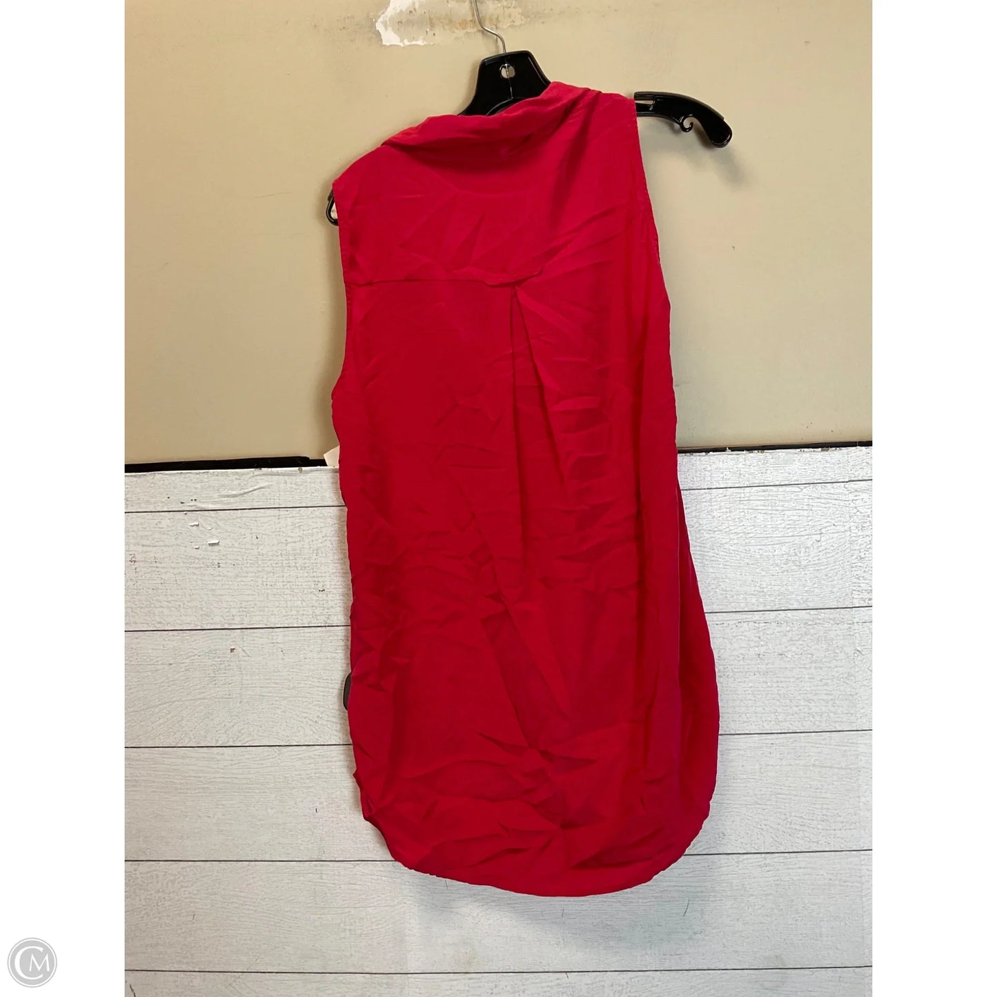 Top Sleeveless By Bcbgmaxazria In Red, Size: M