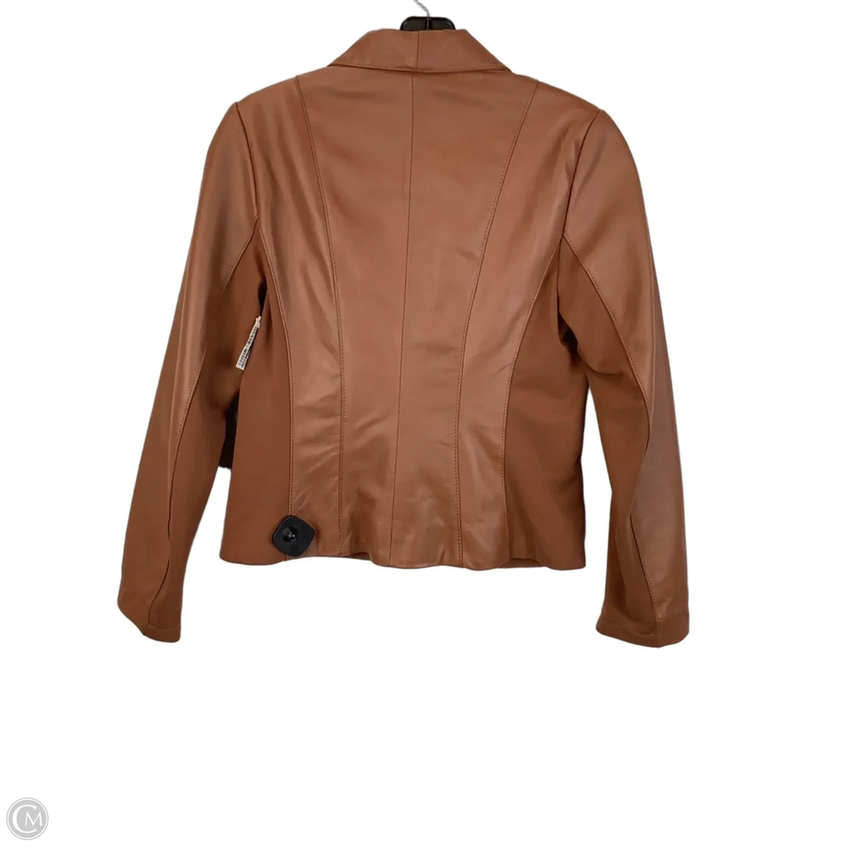 Jacket Leather By Iman In Brown, Size: Xs